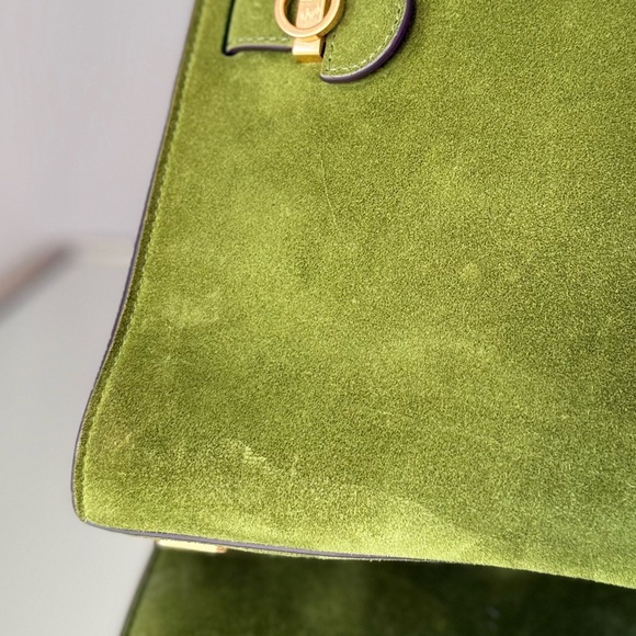 Tory Burch SMALL LEE RADZIWILL SUEDE DOUBLE BAG - Picture 15 of 15